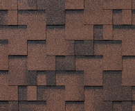 Купить Гибкая черепица Roofshield ФЕМИЛИ ЭКО ЛАЙТ Модерн Коричневый с оттенением по отличной цене!