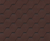 Купить Гибкая черепица Roofshield КЛАССИК Стандарт Коричневый с оттенением по отличной цене!