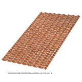 Профнастил МП20 под кирпич, ECOSTEEL 0,45мм цвет Кирпич