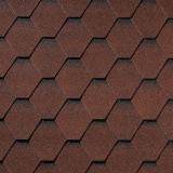 Купить Гибкая черепица QUIET TILE Shadow Карминно-красный по отличной цене!