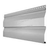 Металлический сайдинг Корабельная доска 14х226мм 0,45мм RAL9006