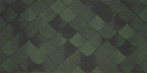 Купить Гибкая черепица Тегола / Tegola PREMIUM, ВЕРСАЛЬ / VERSAILLE Verde Smeraldo 476 по отличной цене!