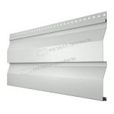 Металлический сайдинг Корабельная доска 14х226мм 0,45мм RAL9003