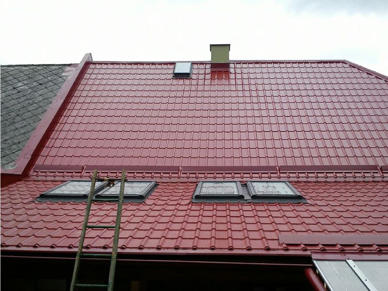 Дом с кровлей Ruukki Decorrey