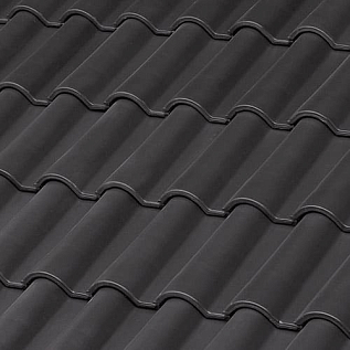 Купить Керамическая черепица Tejas Borja TB-12 PLAIN COLOUR Graphite - изображение 1