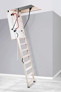 Купить Супертёплая Чердачная лестница деревянная с люком 86мм OMAN POLAR 60х120х280см - изображение 8