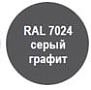 Полиэстер (0,50 мм) - Графитовый серый (RAL 7024)