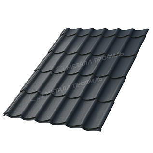 Купить Металлочерепица МП Ламонтерра Х / Супермонтеррей, Викинг / Viking 0,45 цвет RAL7016 Темно-серый - изображение 1