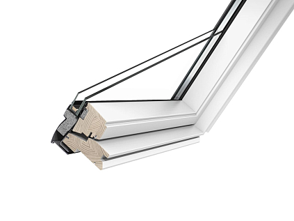 Купить Мансардное окно VELUX PREMIUM GGU PK10 0068 94х160см / Белое полиуретановое / ручка сверху / двухкамерное - изображение 7