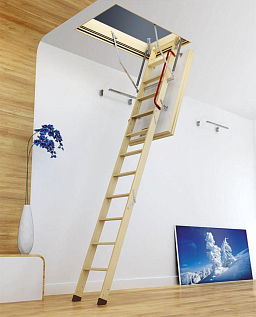 Купить Суперэнергосберегающая чердачная лестница FAKRO LWT Thermo 60х130х305см - изображение 3
