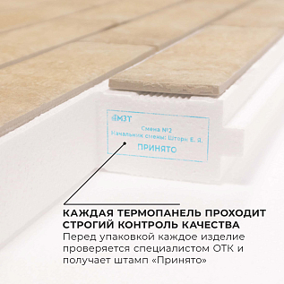 Купить Термопанели с клинкерной плиткой, Loft Brick Salt, толщина панели: 50 мм - изображение 3