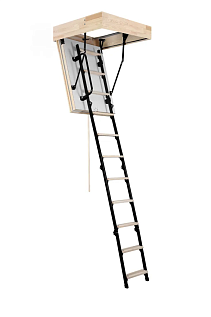 Купить Супертёплая Чердачная лестница деревянная с люком 86мм OMAN MINI POLAR 60х90х265см - изображение 5