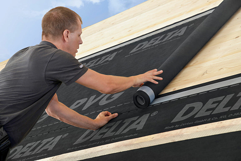 Купить Водозащитная плёнка для холодных крыш / утеплённых крыш с 2-мя вентзазорами DELTA  PVG PLUS - изображение 4