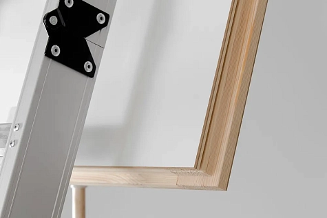 Купить Чердачная лестница алюминиевая с люком 86мм OMAN ALU PROFI POLAR LONG 60х120х350см - изображение 6