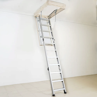 Купить Чердачная лестница алюминиевая с люком 26мм OMAN ALURUS LITE 60х120х280см - изображение 8