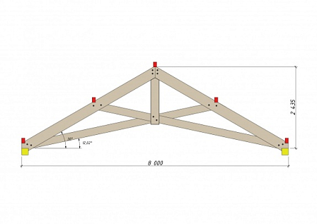 Купить Стропильная ферма (н) 8м - изображение 2