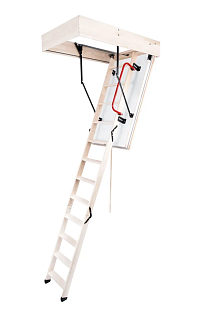 Купить Супертёплая Чердачная лестница деревянная с люком 86мм OMAN POLAR 60х120х280см - изображение 3