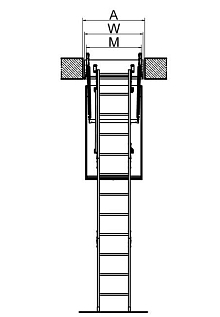 Купить Суперэнергосберегающая чердачная лестница FAKRO LWT Thermo 70х130х305см - изображение 6