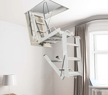 Купить Раскладная чердачная лестница с люком Fantozzi Scale Aci 4 - изображение 12