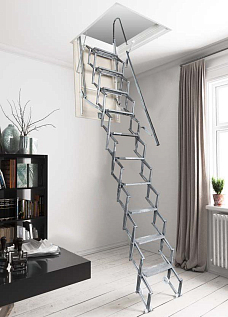 Купить Раздвижная чердачная лестница из литого алюминия Aci Alluminio - изображение 2