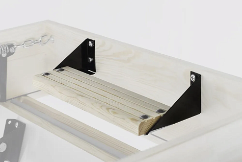 Купить Супертёплая Чердачная лестница деревянная с люком 86мм OMAN POLAR PLUS 60х120х280см - изображение 5