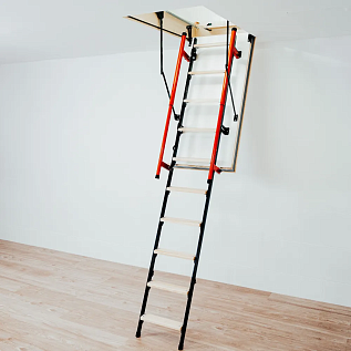 Купить Супертёплая Чердачная лестница деревянная с люком 86мм OMAN POLAR PLUS 60х120х280см - изображение 6