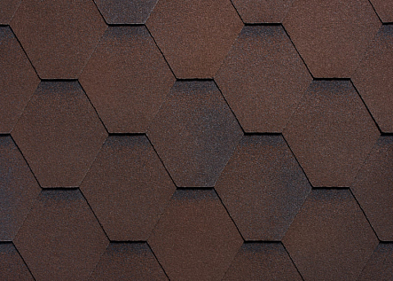 Купить Гибкая черепица Ruflex / Руфлекс Sota Темный шоколад - изображение 1