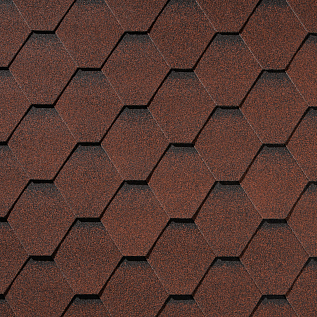 Купить Гибкая черепица QUIET TILE Shadow Карминно-красный - изображение 1