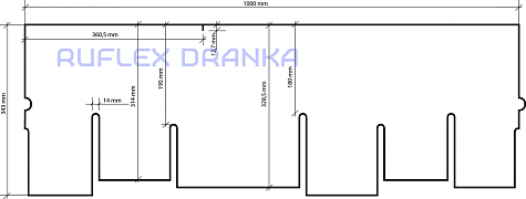 Купить Гибкая черепица Ruflex / Руфлекс Dranka Темная ночь - изображение 2