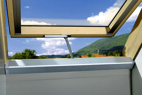 Купить Мансардное окно FAKRO LUX FTP-V U5 WiFi electro 66х118см / пульт / датчик дождя / двухкамерное - изображение 9