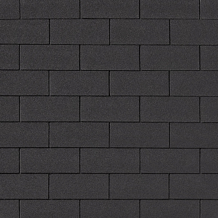 Купить Гибкая черепица QUIET TILE Brick Черный - изображение 1