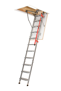 Купить Металлическая чердачная лестница FAKRO LML Lux с телескопическими ножками 60х120х280см - изображение 1