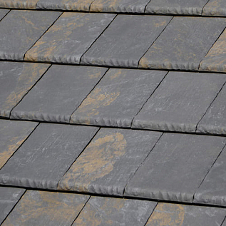 Купить Керамическая черепица Tejas Borja FLAT-5XL Ceramic CEMENT Sidney Graphite - изображение 5